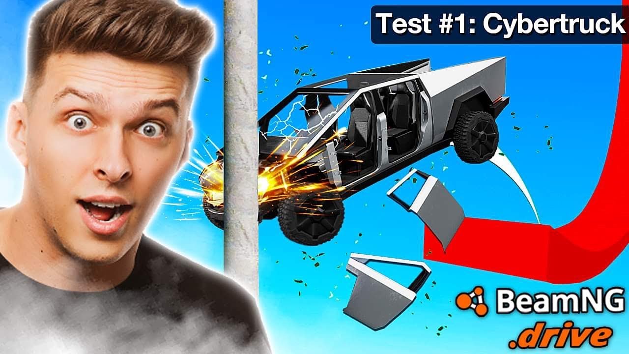 JAKÁ TESLA PŘEŽIJE MŮJ BEAMNG DRIVE TEST?!
