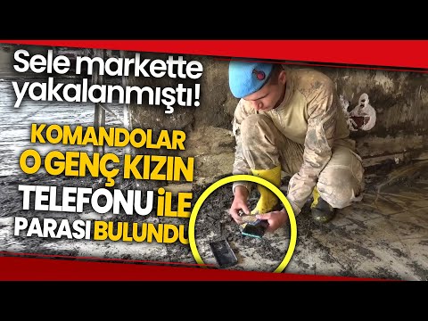 Komandolar Selde Hayatını Kaybeden Genç Kızın Eşyalarını Buldu