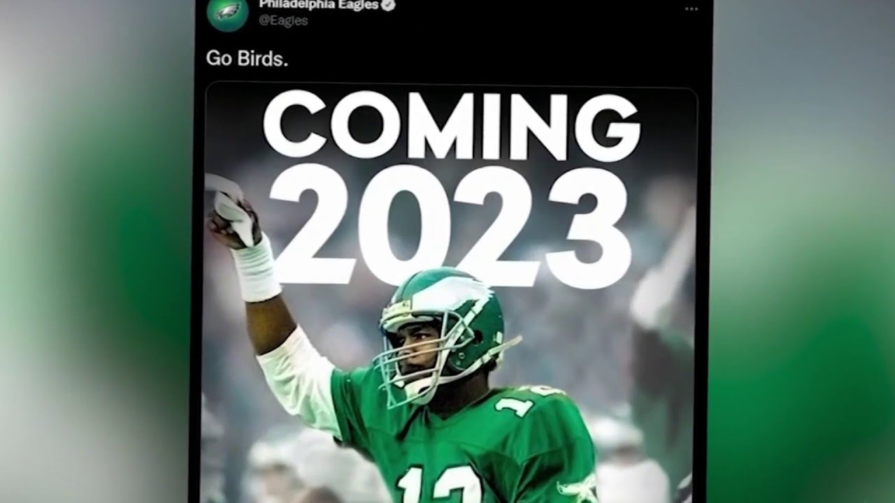 Eagles bringing back 'Kelly green' uniforms for 2023; will add
