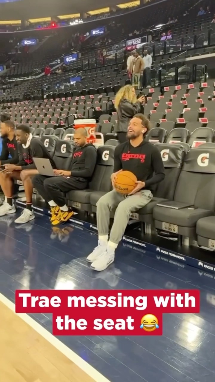 Trae raised the seat to get a better shot ??