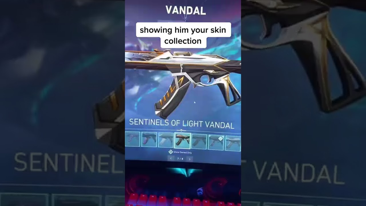 When You Show Him Your Valorant Skin Collection..