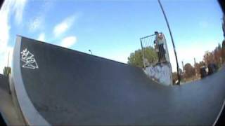Karl kickflip over spine