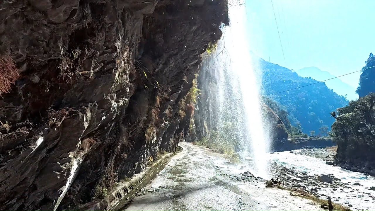 Scenic Hill Road Journey | Calm Bike Ride Through Mountain Roads