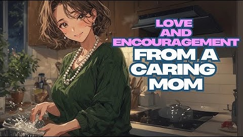 Cozy ASMR Roleplay: Mom Comforts You While Washing Dishes in the Kitchen 🥄✨