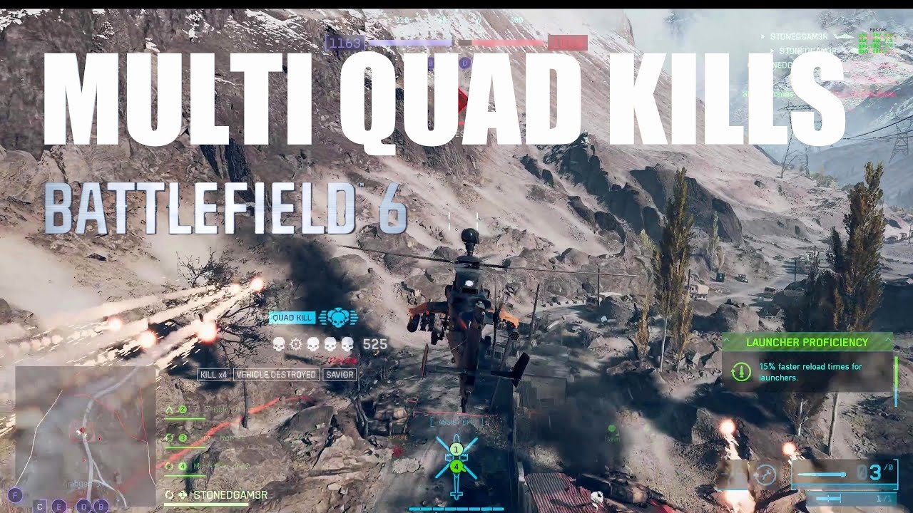 (Try This) Attack Helicopter CARNAGE HEAVY Warhead Rockets Build Battlefield 6