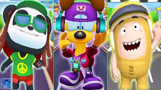 Fun obstacle racing Garfield Rush, Oddbods Turbo Run, Panda Panda Runner Gameplay screenshot 4