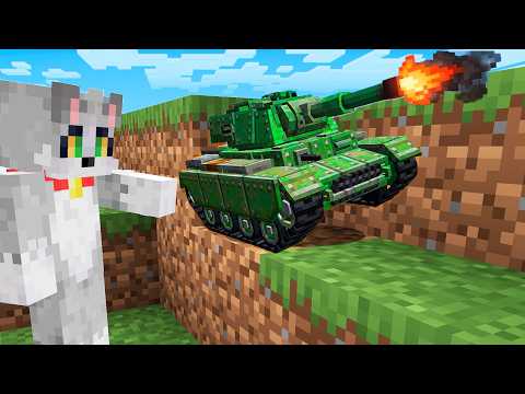 Minecraft pero Todos Los Bloques dan ARMAS de GUERRA!