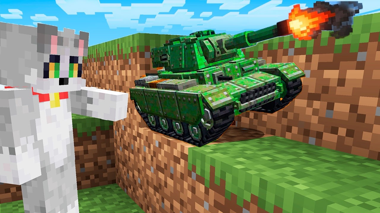 Minecraft pero Todos Los Bloques dan ARMAS de GUERRA!