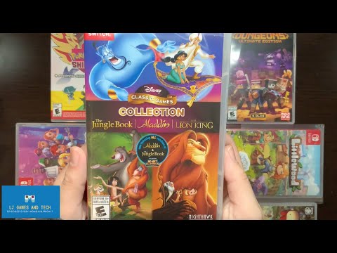 Disney Classics Collection (2021) Nintendo Switch Unboxing and First Look #disney