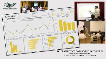 Create Sales Analytics Dashboard in POWER BI by Rahim Zulfiqar Ali