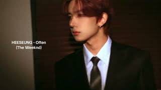 ENHYPEN HEESEUNG - Often (The Weeknd) AI Cover