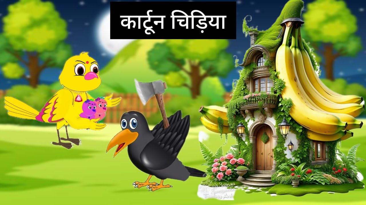 Rano Chidiya Wala Cartoon |कार्टून चिड़िया| NewTuni Achi Cartoon | Hindi KahaniDekhao