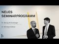 IP Akademie: Neues Seminarprogramm 2019 - 2021