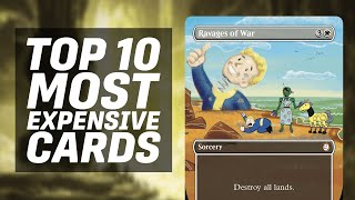 Top 10 Most Expensive Collector Booster Exclusives in Fallout Commander! | Magic: The Gathering