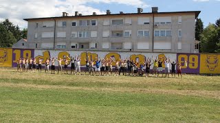 "Demoni" uz druženje obnovili svoj grafit na stadionu Luke! ⚜️