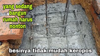 how to cast the correct house pillar foundation  (Chicken palm)