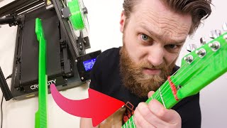 A 3D printed single piece guitar neck?! ft. CR30 belt printer