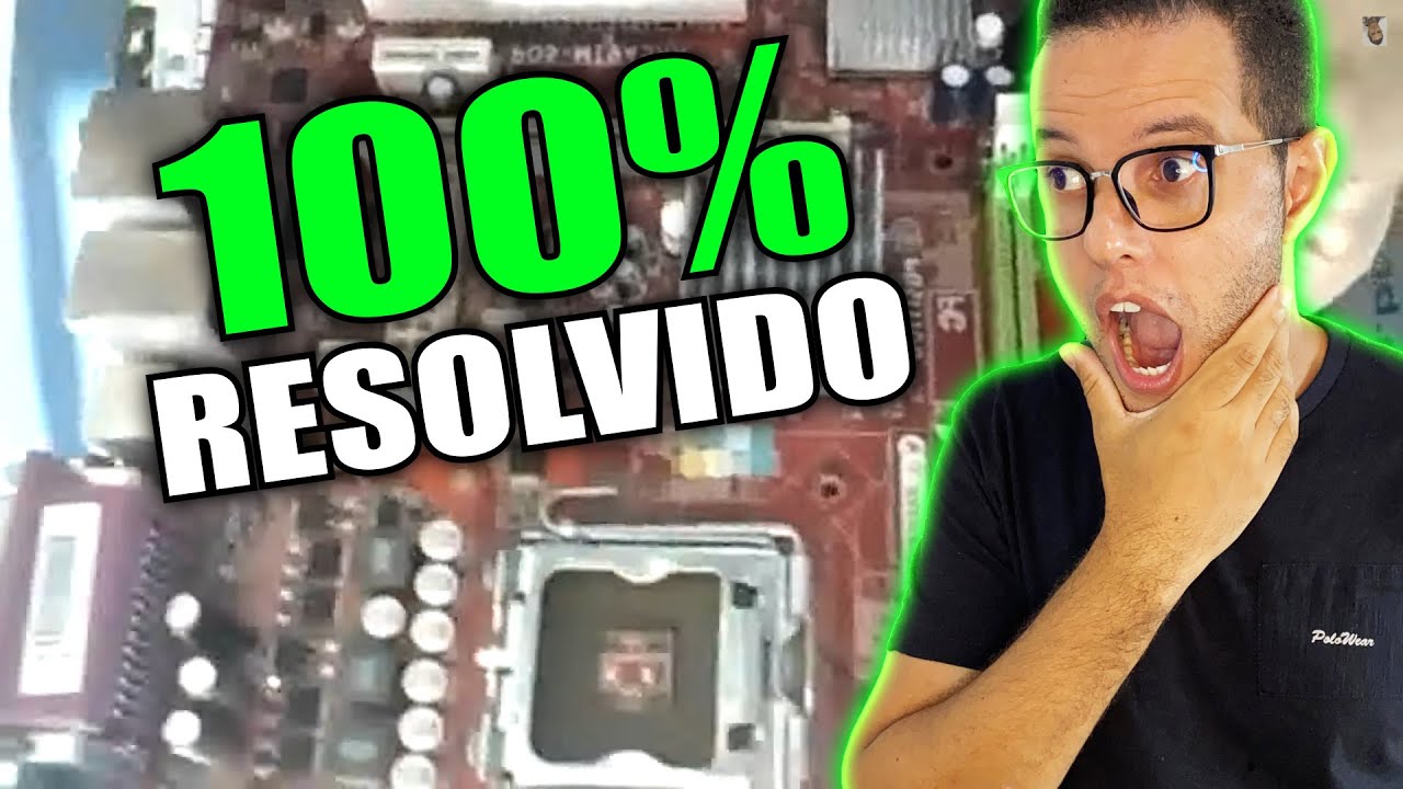 CONSERTO DE PLACA MÃE VÁRIOS CAPACITORES ESTUFADOS