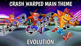 Music Evolution: Crash Bandicoot (Crash Warped Main Theme) 1998-2020