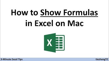 [3-Minute Excel Tips] How to Show Formulas in Excel on Mac