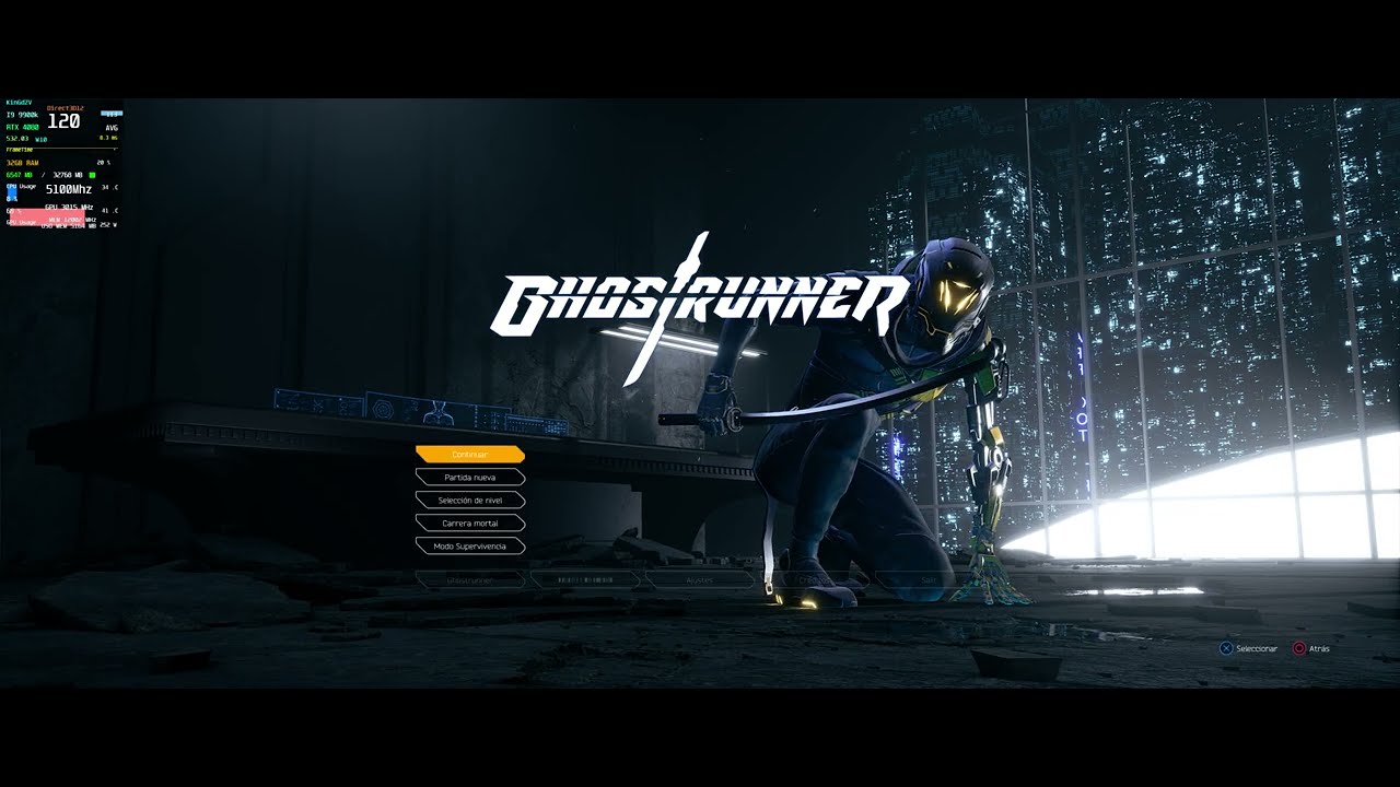 Ghostrunner - Ray Tracing Epic Settings 21:9 DLSS+DLAA | RTX 4080 + 9900K
