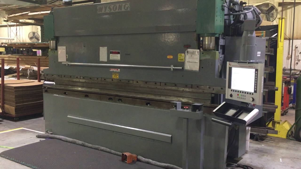 Wysong Press Brake Retrofit Enu550T Enutron Industrial Corporation YouTube