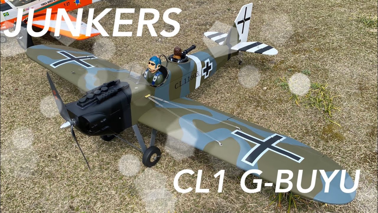 ラジコン飛行機 JUNKERS CL1 G-BUYU まったりフライト - YouTube