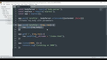 NodeJS - Parse parameters in POST request with body-parser and Express