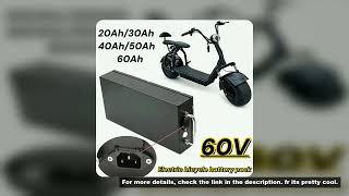 For Harley Two Theeled Electric Motorcycle 60V 20Ah 30Ah Battery 18650 Lithium Batteries Waterproof