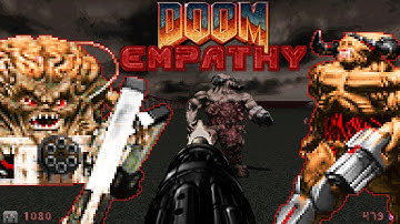 Mastermind (first person) vs Cyberdemon - DOOM EMPATHY : FPS Monster Infighting - Retro Boss Battles