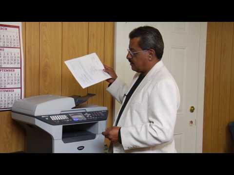 How to use brother laser fax machine?