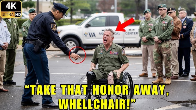 Cop Mocked a Disabled Vet and Towed His Van 5 Minutes Later, Marines  Blocked Every Exit - YouTube