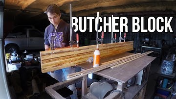 How to Build a Butcher Block Counter Top out of Scrap Wood
