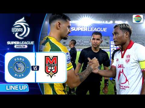BMW7772 x juragan404 - PSBS Biak vs Malut United FC - Line Up & Kick Off | BRI Super League 2025/26