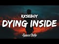 Rxseboy - dying inside (Lyrics) prod. sarcastic sounds