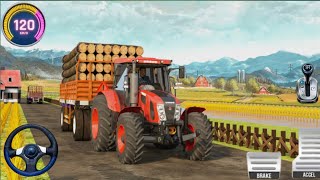 Real Farm Game Simulator - Tractor Drive Offroad Driving 3D- Android Gameplay screenshot 5