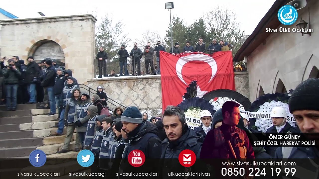 Şehit Özel Harekat Polisi Ömer Güney'in Cenaze Namazı