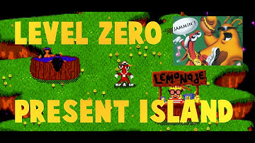 Toejam and Earl  Level 0 and Present Island