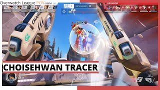 CHOISEHWAN TRACER POV | Guangzhou Charge vs Shanghai Dragons | OWL Season 2021 Week 1