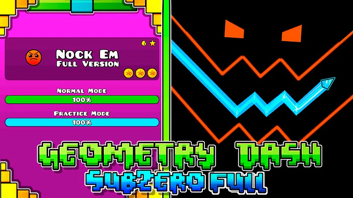Nock Em Full Version (All Secret Coins) | Geometry Dash Subzero Full Version | By MusicSoundsGD