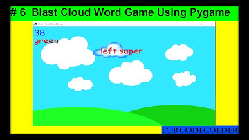 # 6 | Convert .py to exe (Executable) | Blast Cloud Word Game Using Python Pygame