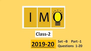 IMO Class-2 2019-20 Set B Question Paper