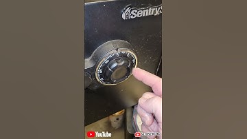 SENTRY SAFE with an Open Door (DIY find the Combination) #diy #SentrySafe #howto