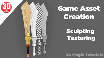 How to Create a Low Poly Weapon in Blender | Modeling,Sculpting and Texturing