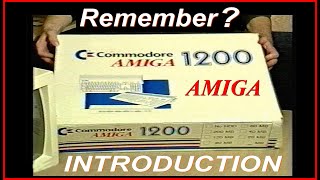 Commodore 1992 Amiga 1200 unboxing original Introduction!  Computer History video Restored