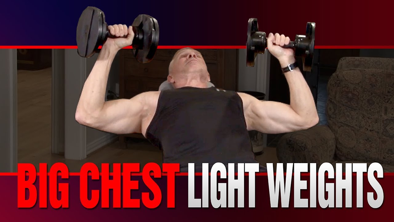 Dangle vidne Seks Dumbbell Chest Workout For Men Over 50 (USING LIGHT WEIGHT!) - YouTube