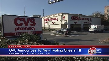 CVS opening 10 new COVID-19 drive-thru testing sites in RI