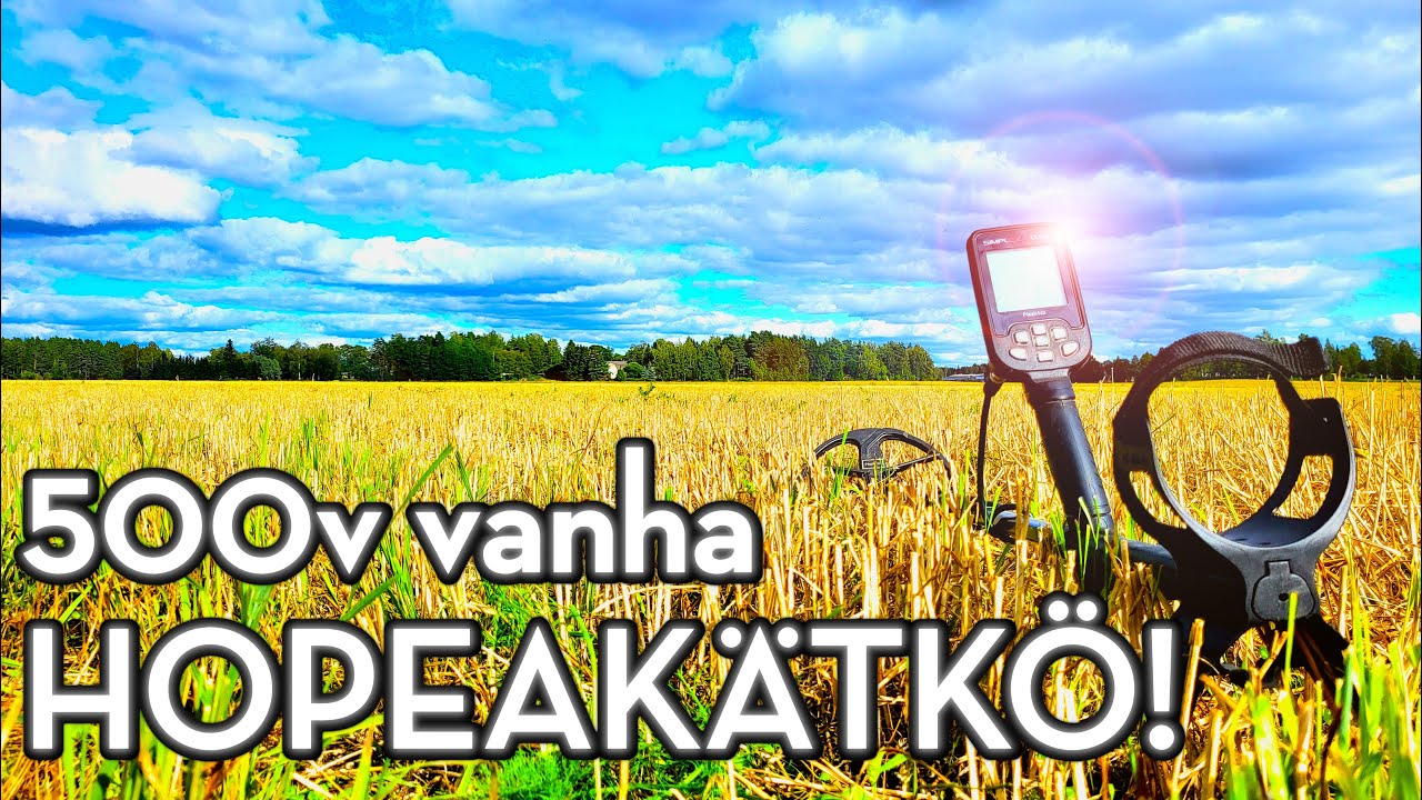 Löysimme metallinpaljastimella ihan oikean aarteen pellolta!