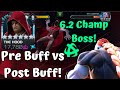 Hood Pre Buff vs Post Buff! 6.2 Champion Boss! Nerf Controversy! - Marvel Contest of Champions