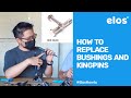 Elos Skateboards - How to assemble skateboard truck/replace your longboard bushing and kingpin